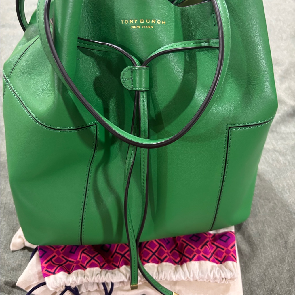 Tory Burch Vibrant Green Shoulder Bag